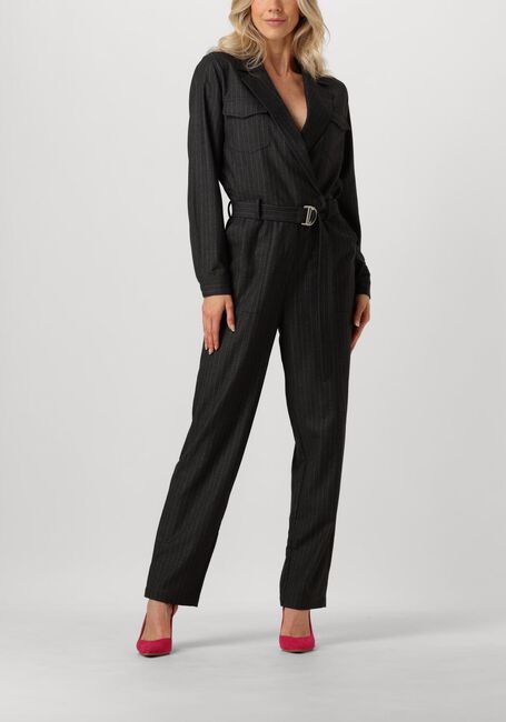 Zwarte AAIKO Jumpsuit JESSIE PINSTRIPE VIS 548 - large