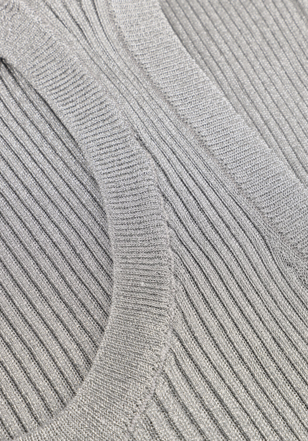 Zilveren MOS MOSH Top MMRELENA IMANJA KNIT TANK TOP - large