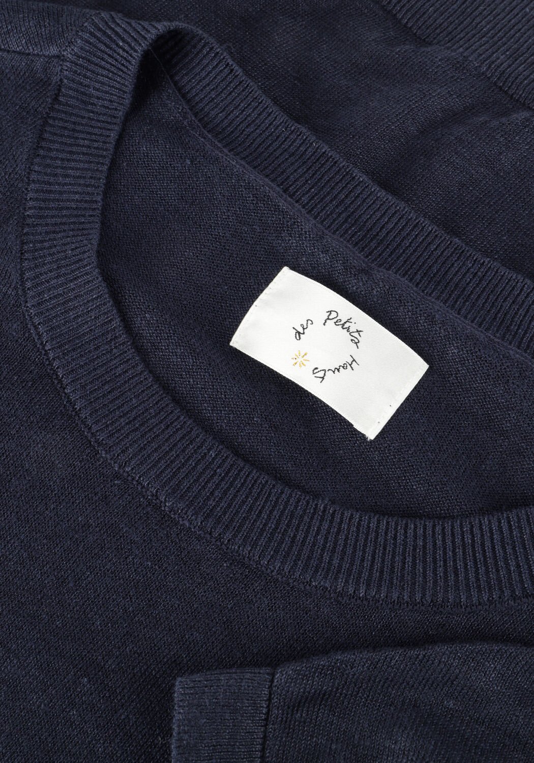 Donkerblauwe DES PETITS HAUTS T-shirt ALEXO - large