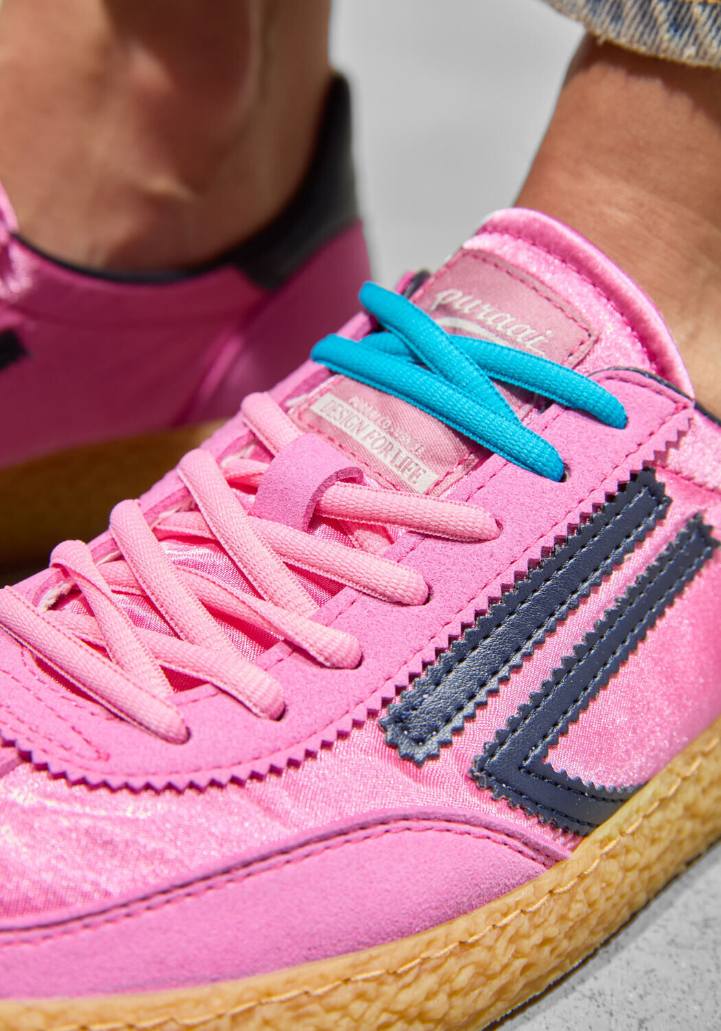 Roze PURAAI Lage sneakers 6.01 XS - large