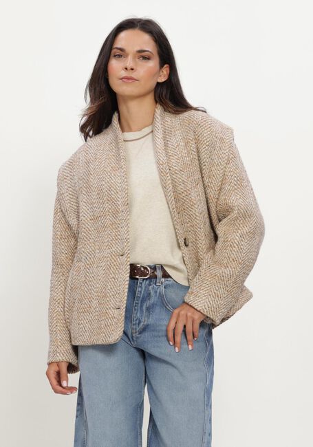 Beige ISABEL MARANT Jack DROGO JACKET - large