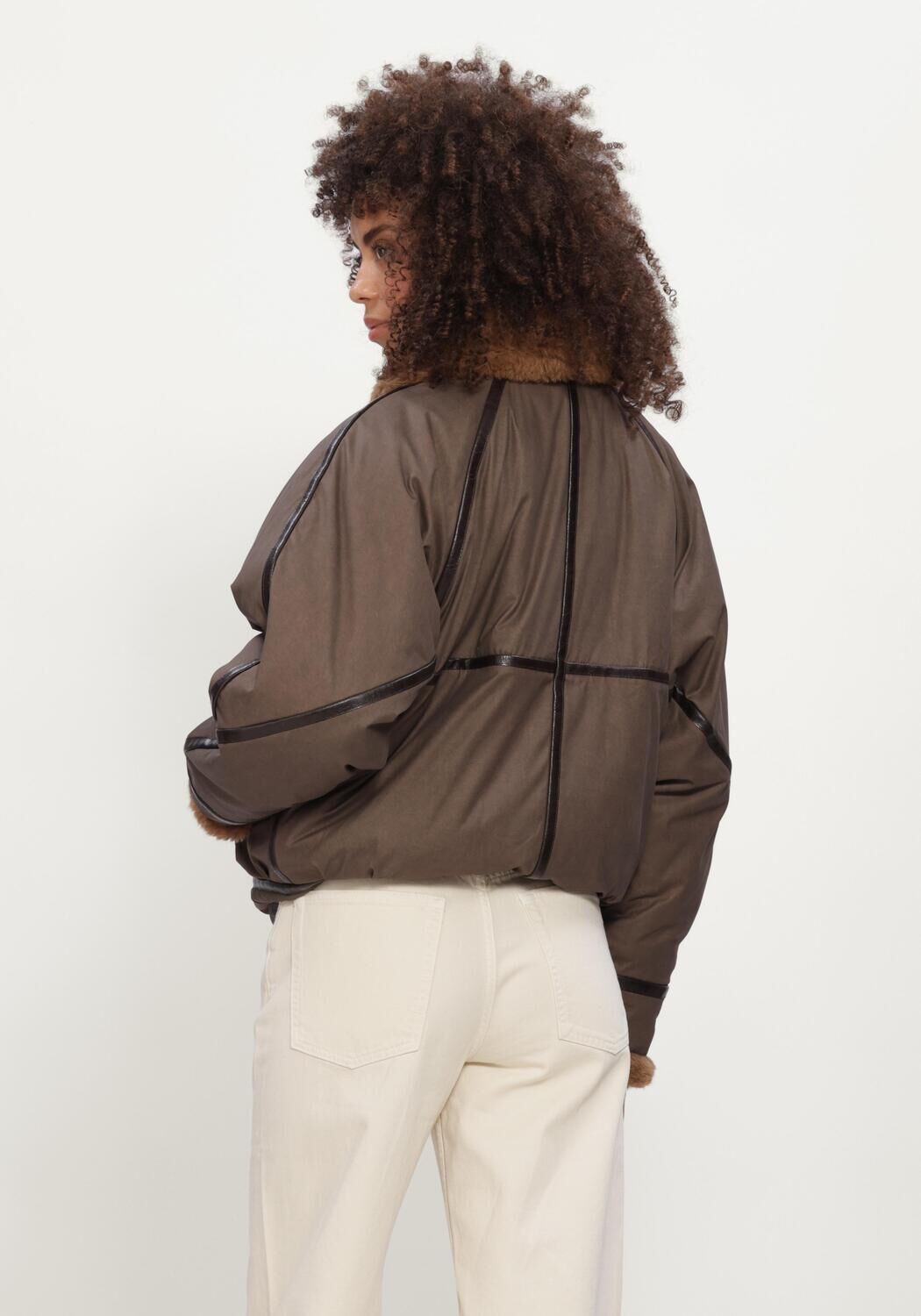 Bruine ISABEL MARANT Winterjassen OLINKA - large
