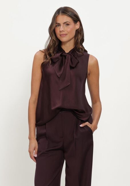 Bruine FORTE FORTE Blouses SILK SATIN LAVALLISRE TOP - large