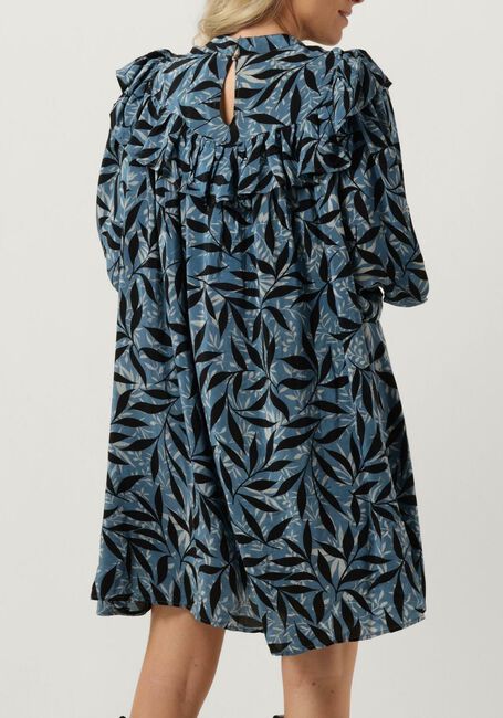 Lichtblauwe SISSEL EDELBO Mini jurk KAREN SILK DRESS - large
