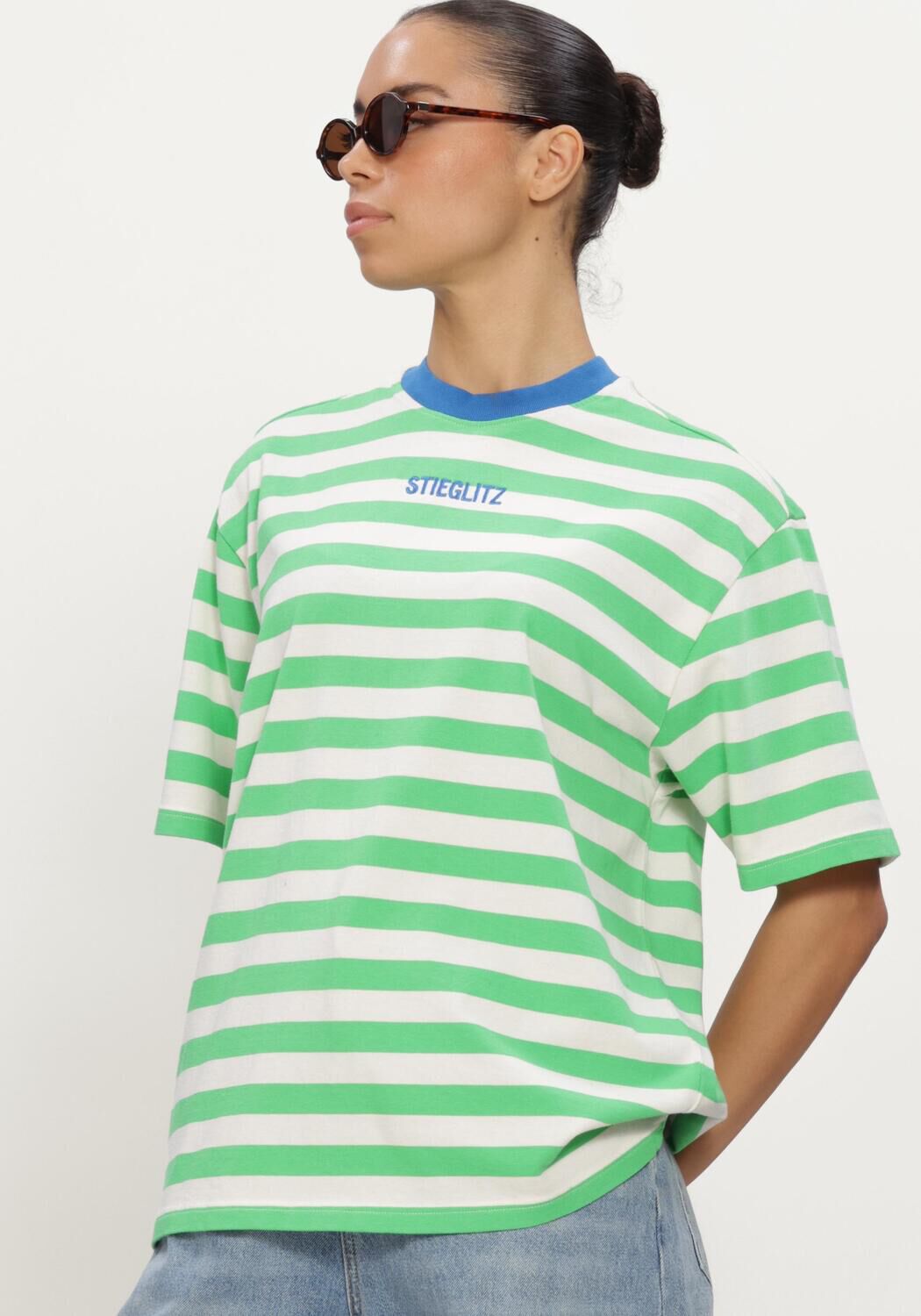 Groene STIEGLITZ T-shirt CAIRA - large