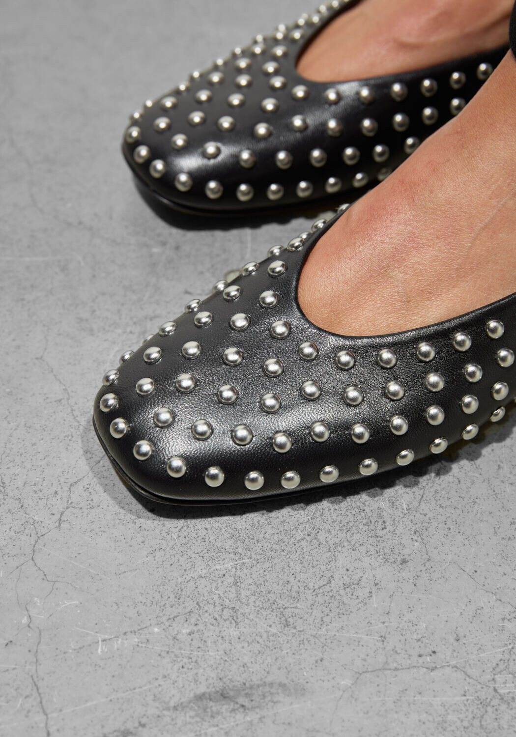 Zwarte ODARE Ballerina's ALBA - large