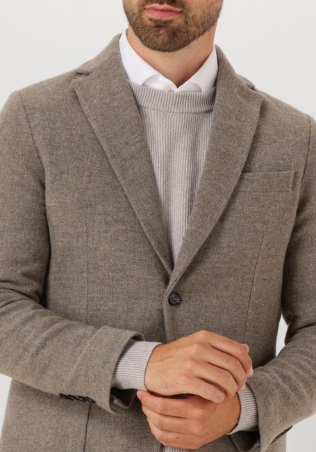 Taupe CIRCOLO Colberts DIAGONAL JACKET - large