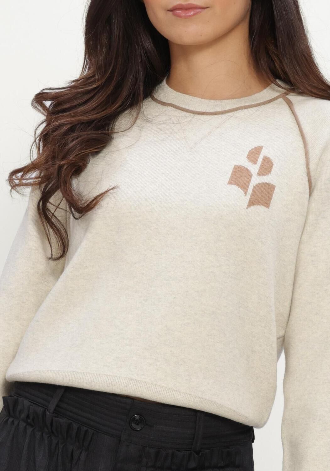 Ecru ISABEL MARANT Trui LORIBY PULLOVER - large