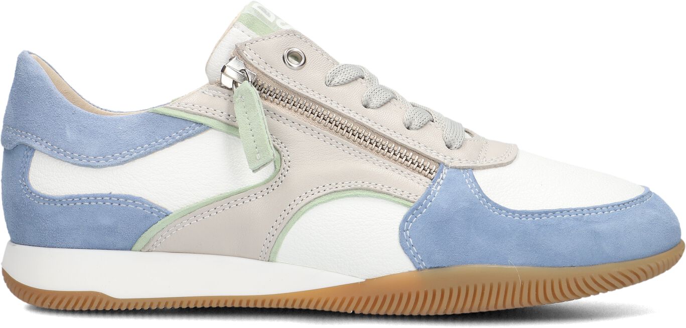 DL Sport Lage Sneakers Dames 6257, Maat: 37, Materiaal: Leer, Kleur: Blauw