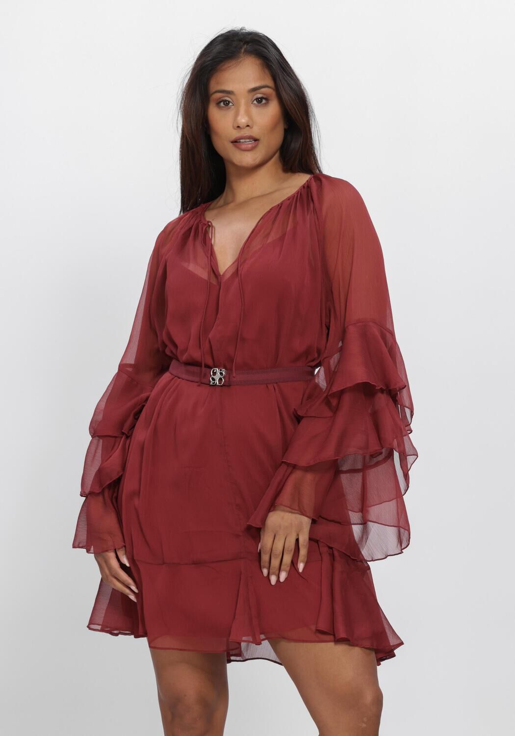 Dante6 Dante6 Mini Jurk Dames Solstice Boho Chiffon Short Dress