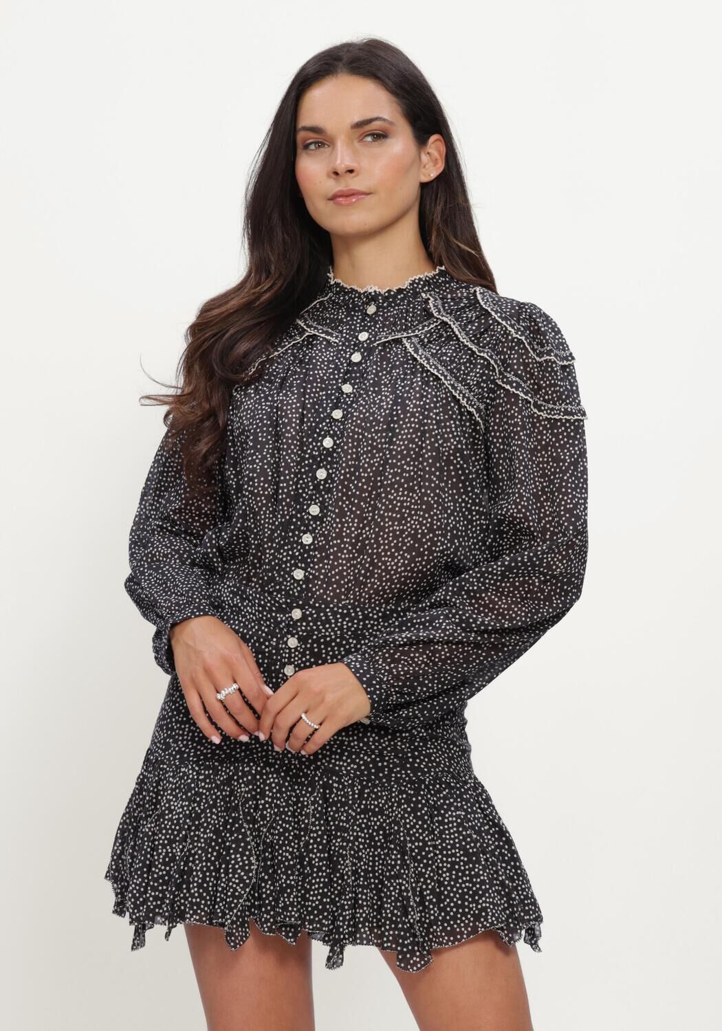 Zwarte ISABEL MARANT Top CHRISTA TOP - large