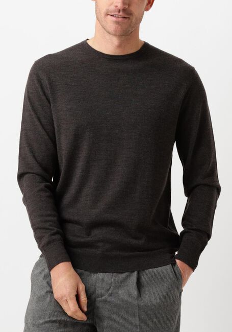 Bruine PROFUOMO Trui PULLOVER CREWNECK - large