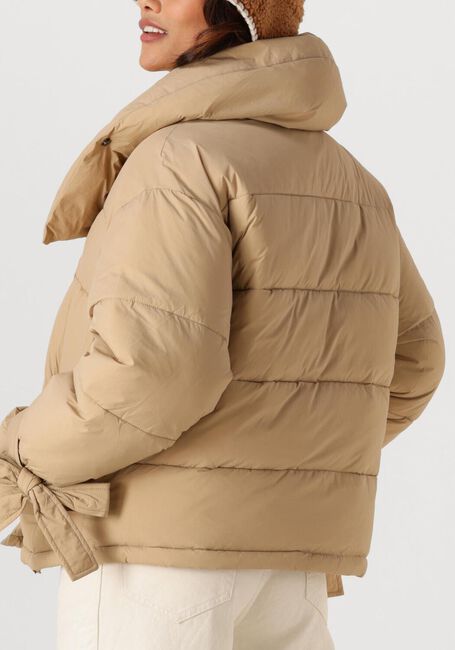 Beige CO'COUTURE Gewatteerde jas MEGAN CROPPED PUFFER JACKET - large