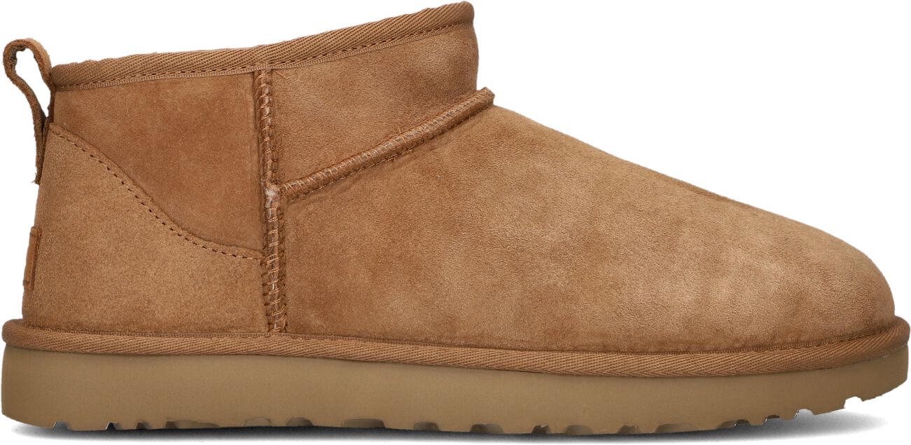 UGG Vachtlaarzen Dames W Classic Ultra Mini, Maat: 42, Materiaal: Suède, Kleur: Camel