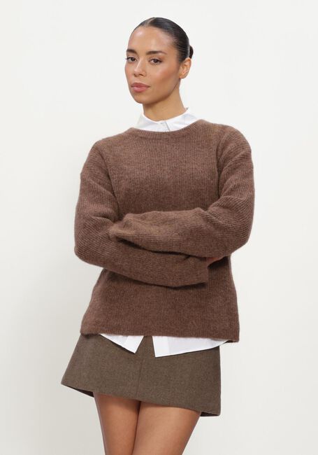 Bruine CO'COUTURE Truien/vesten JAIDECC LS KNIT - large
