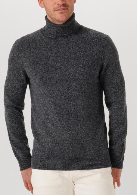 Donkergrijze PROFUOMO Coltrui PULLOVER ROLL NECK WOOL BLEND - large