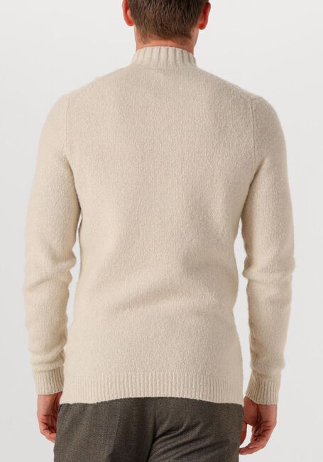 Beige PROFUOMO Coltrui PULLOVER MOCK NECK BOILED WOOL - large