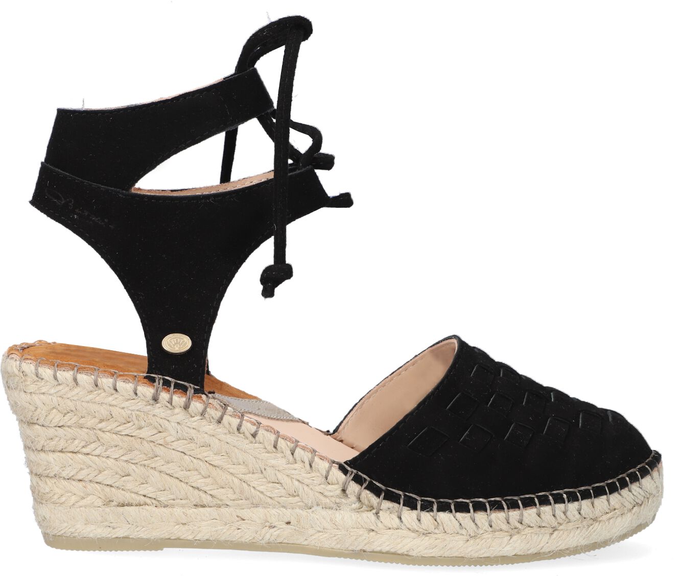 Fred de la Bretoniere Espadrilles
Dames 153010202, Maat: 40, Materiaal: Suède, Kleur: Zwart