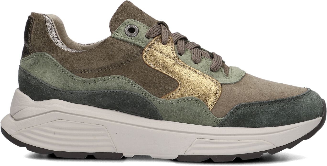 Xsensible Lage Sneakers Dames Combi G Sneaker, Maat: 41, Materiaal: Suède, Kleur: Groen