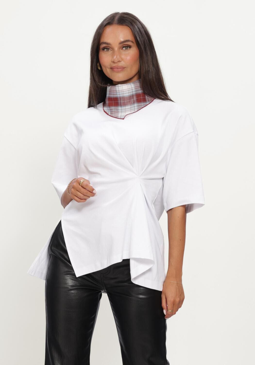 Witte CO'COUTURE Tops & T-shirts MEDAXCC ASYM TEE - large