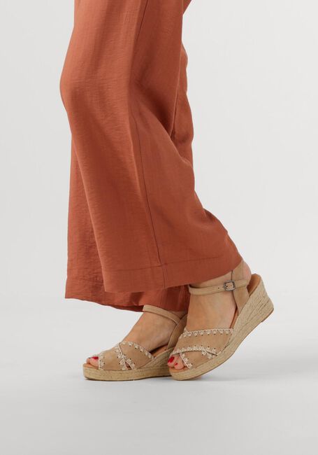 Bruine VIA VAI Sandalen met hak FLORA BRAID - large