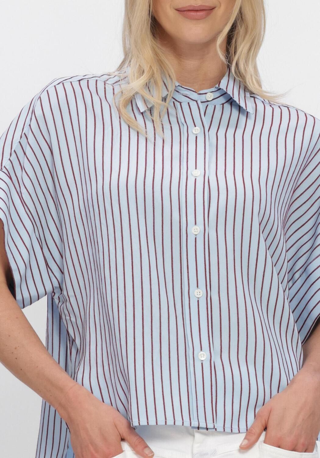 Blauwe CLOSED Tops & T-shirts TURN UP SHIRT - large