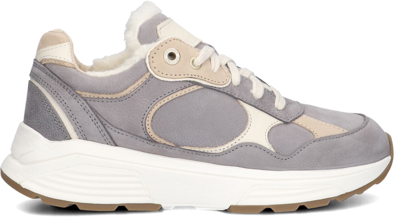 Xsensible Lage Sneakers Dames Combi Met G Sneaker, Maat: 41, Materiaal: Leer, Kleur: Grijs