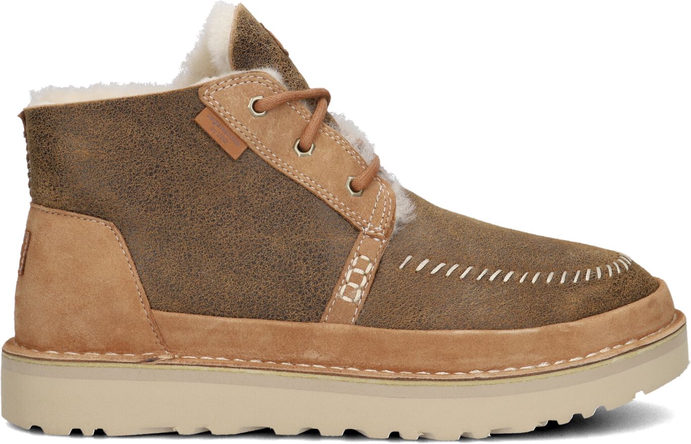 UGG Veterboots Heren M Neumel Crafted Regenera, Maat: 39/40, Materiaal: Suède, Kleur: Cognac