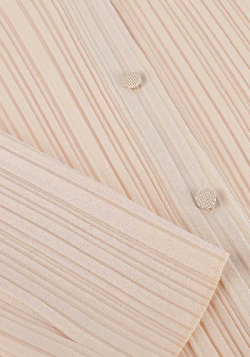 Creme FORTE FORTE Blouses POLY CREPE PLISSE' OVERSHIRT - large