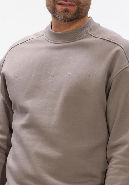 Taupe GENTI Sweater CREWNECK - large