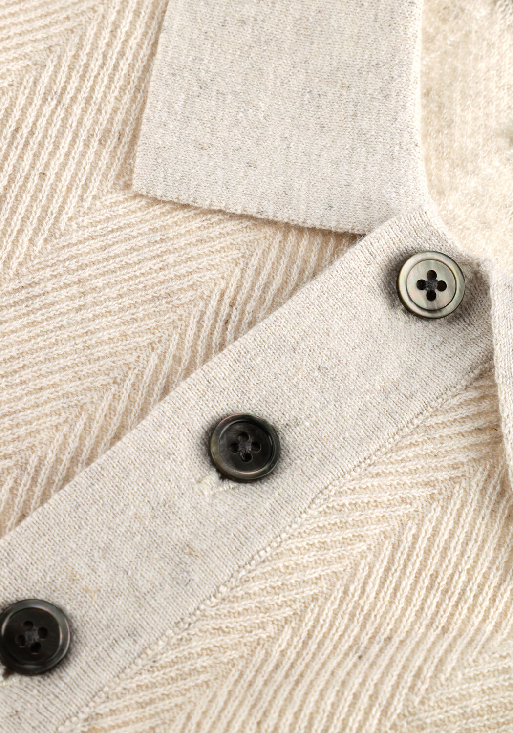 Ecru PROFUOMO Polo POLO SS COTTON LINEN - large