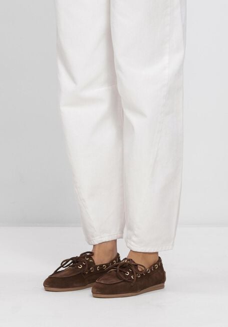 Bruine POSA Mocassins BOAT LOAFER SADDLE STICH - large
