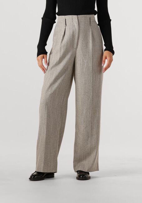 Lichtgrijze SECOND FEMALE Pantalon JUN TROUSERS - large
