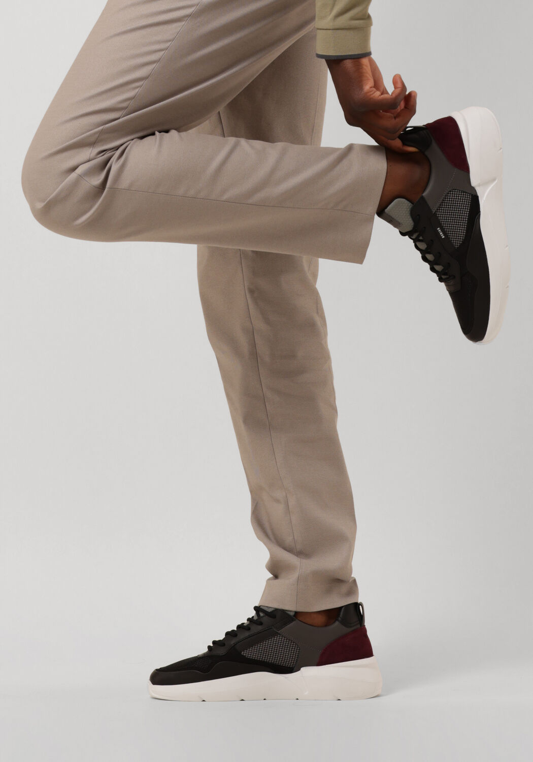 Zwarte NUBIKK Lage sneakers ROQUE ROAD WAVE - large