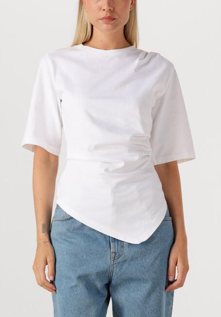 Witte ROHE T-shirt RE INVENTED TWISTED T SHIRT - large