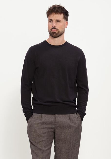 Zwarte STEFANO LAURAN Trui CREW - large