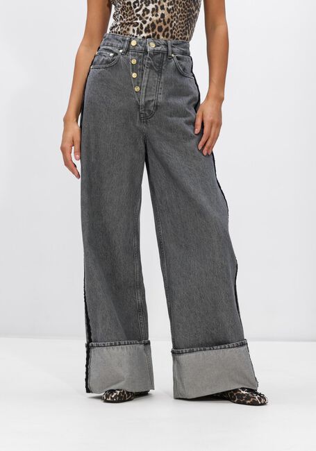 Donkerblauwe GANNI Jeans RIGID DENIM DOUBLE FLY BAGGY JEANS - large