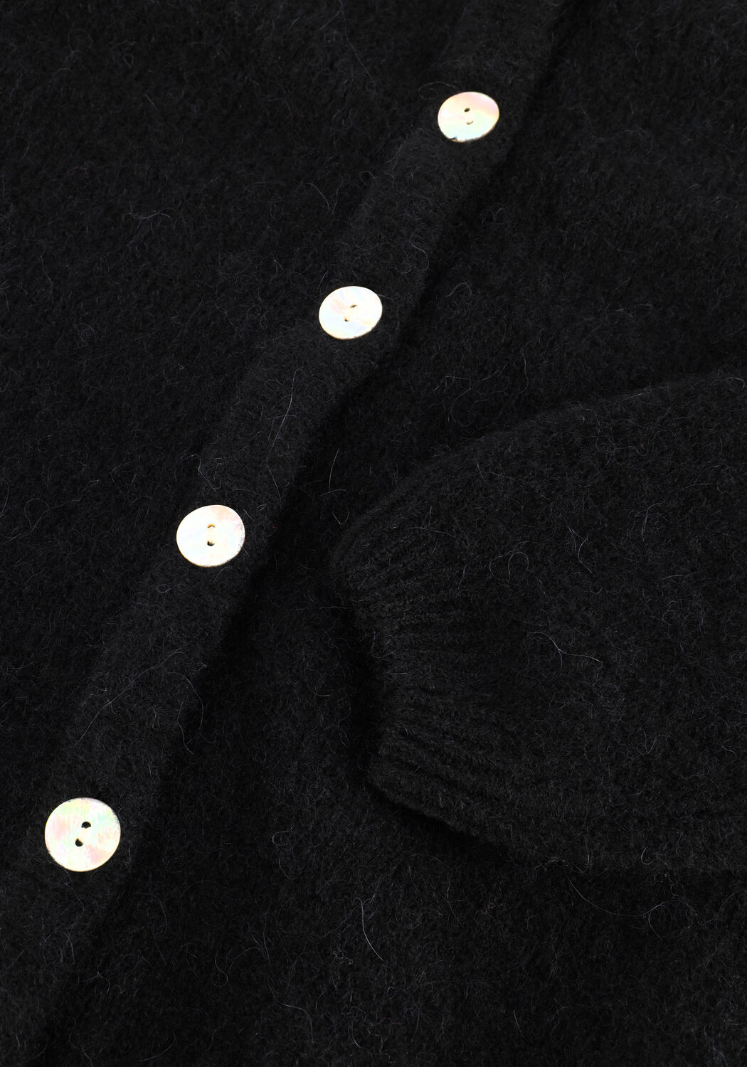 Zwarte AMERICAN VINTAGE Vest VITOW CARDIGAN - large