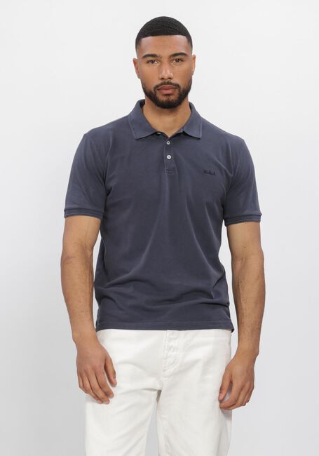 Donkerblauwe WOOLRICH Polo MACKINACK POLO - large