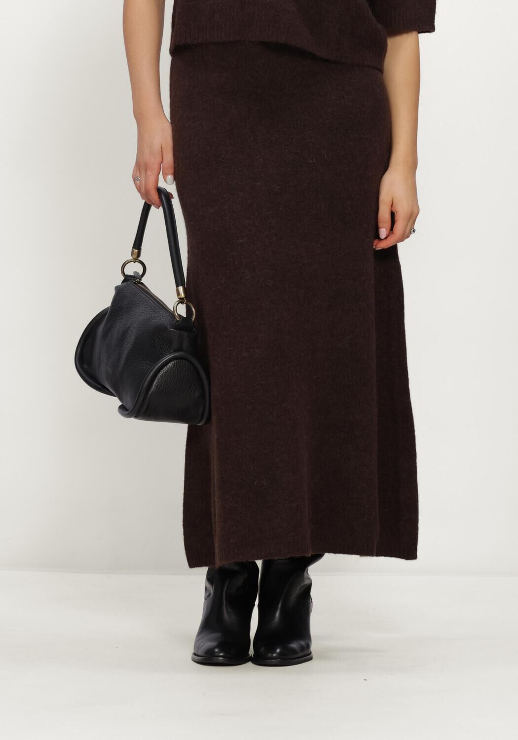 Bruine TWIST & TANGO Rokken ISRAA KNITTED SKIRT