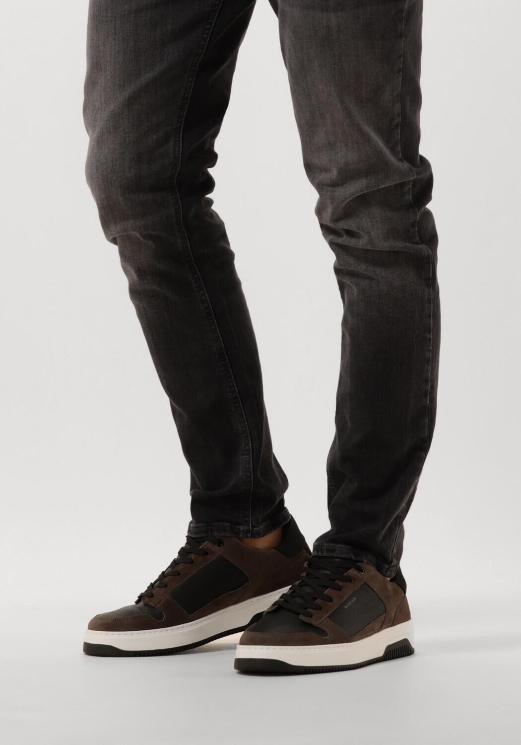 Zwarte NUBIKK Lage sneakers BASKET COURT HEREN - large