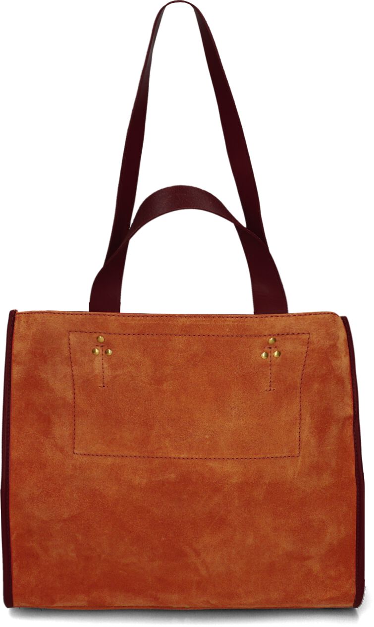 Jérôme Dreyfuss Jérôme Dreyfuss Crossbodytas Dames Leon M, Materiaal: Suède, Kleur: Cognac