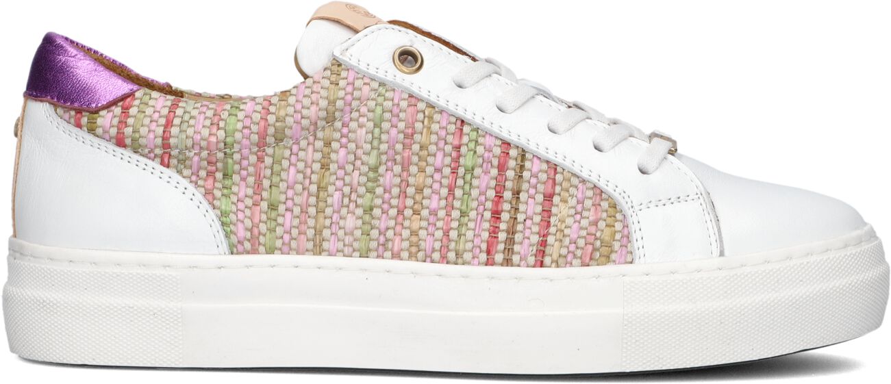 Fred de la Bretoniere Lage Sneakers Dames Storm Luca, Maat: 38, Materiaal: Raffia, Kleur: Roze