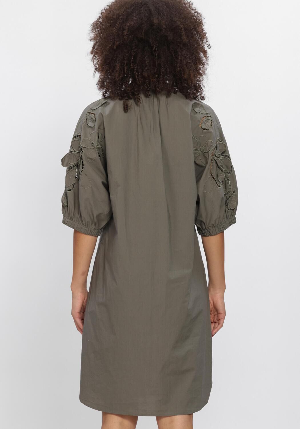 Khaki LUISA CERANO Jurken 738667/4202-00 - large