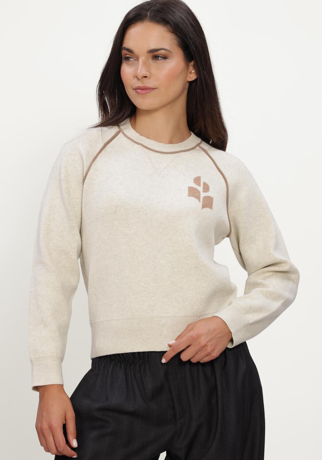 Ecru ISABEL MARANT Trui LORIBY PULLOVER - large
