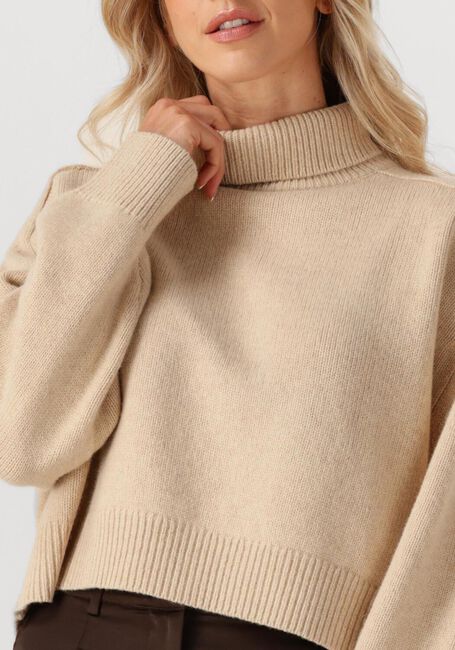 Ecru VANESSA BRUNO Coltrui BALLERINE PULL COL MONTANT - large