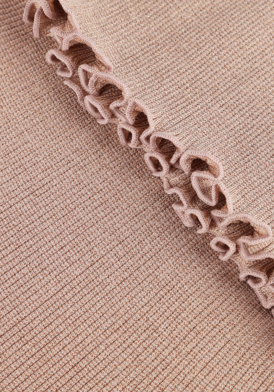 Beige ROSEMUNDE Top BOSTON TURTLENECK W/ LUREX - large