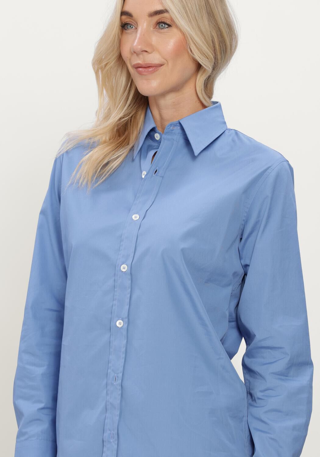 Blauwe APC Blouses CHEMISE KAYLA - large