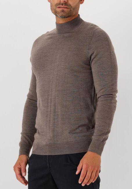 Bruine PROFUOMO Coltrui PULLOVER MOCK NECK MERINO - large