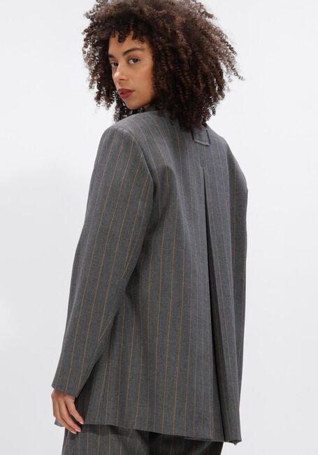 Grijze GANNI Blazers WOOL STRIPE BLAZER - large